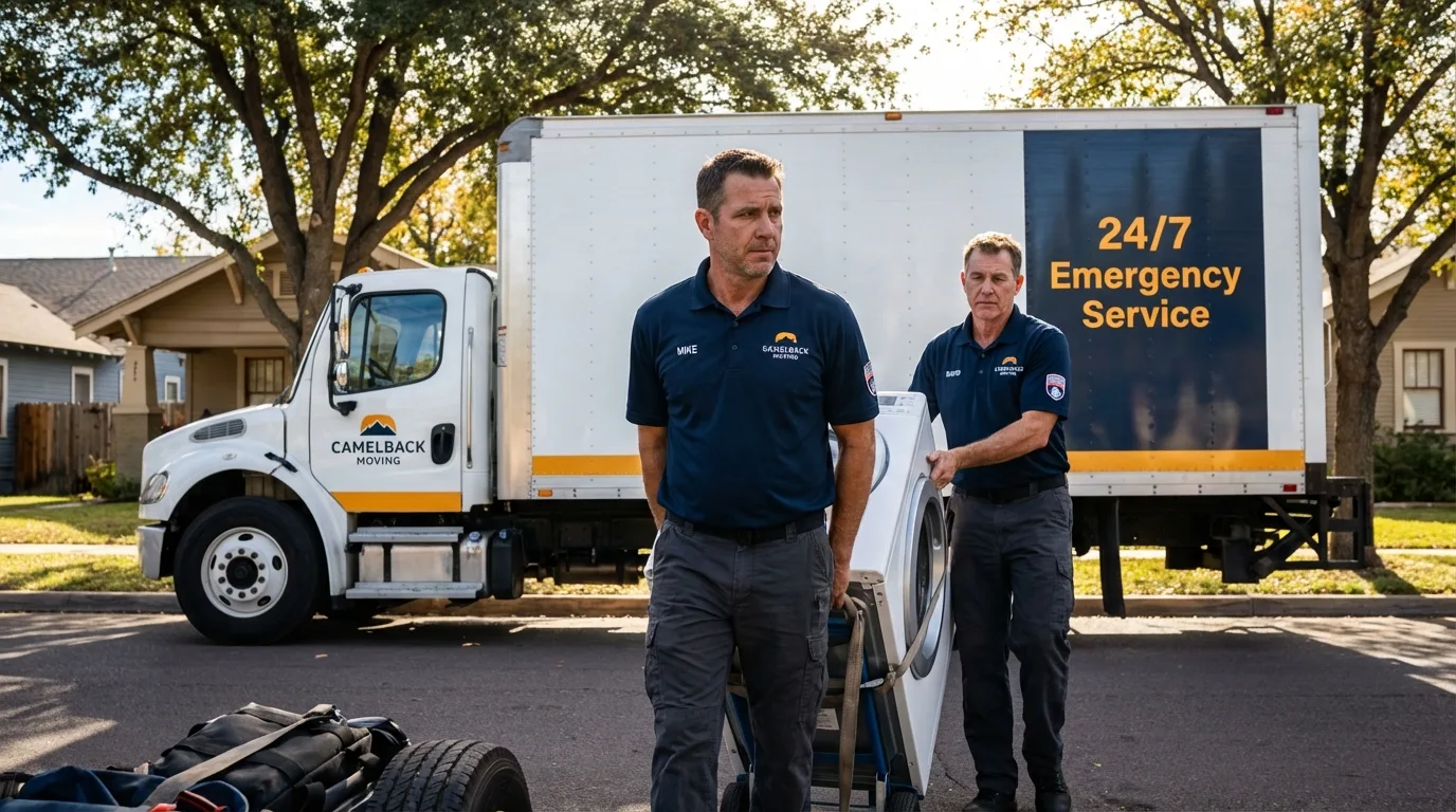 CamelBack Moving crew loading furniture in Emerald Isle, NC